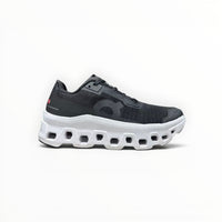 On Cloudmonster Void women's shoe in Black/White - product view 6