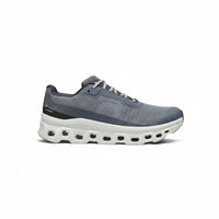On Cloudmonster Void women's shoe in Lime/Glacier Ash - product view 1