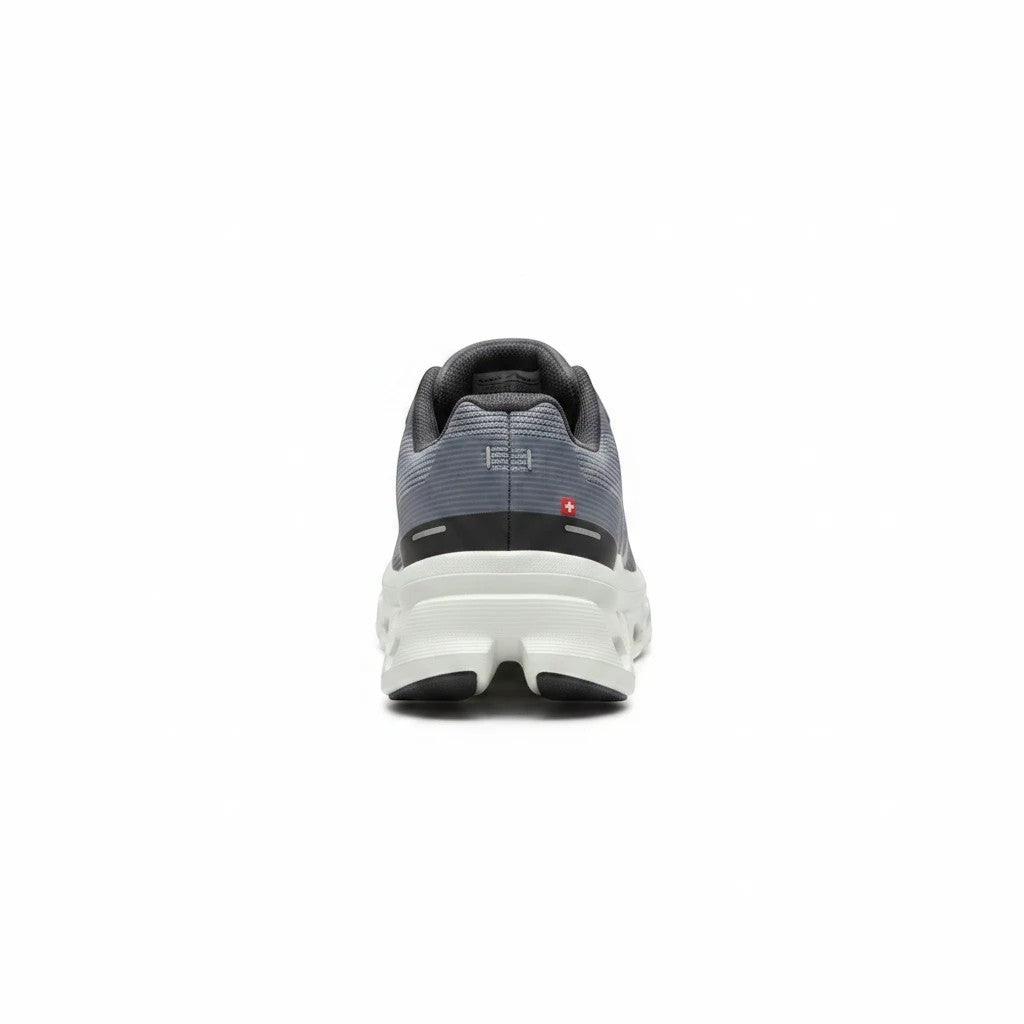 On Cloudmonster Void women's shoe in Lime/Glacier Ash - product view 4