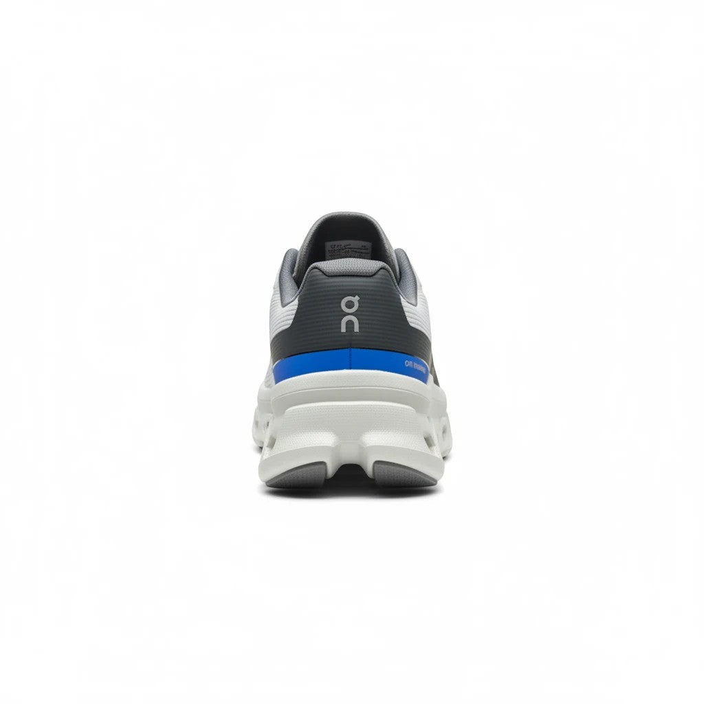 On Cloudmonster Void women's shoe in White/Glacier - product view 4