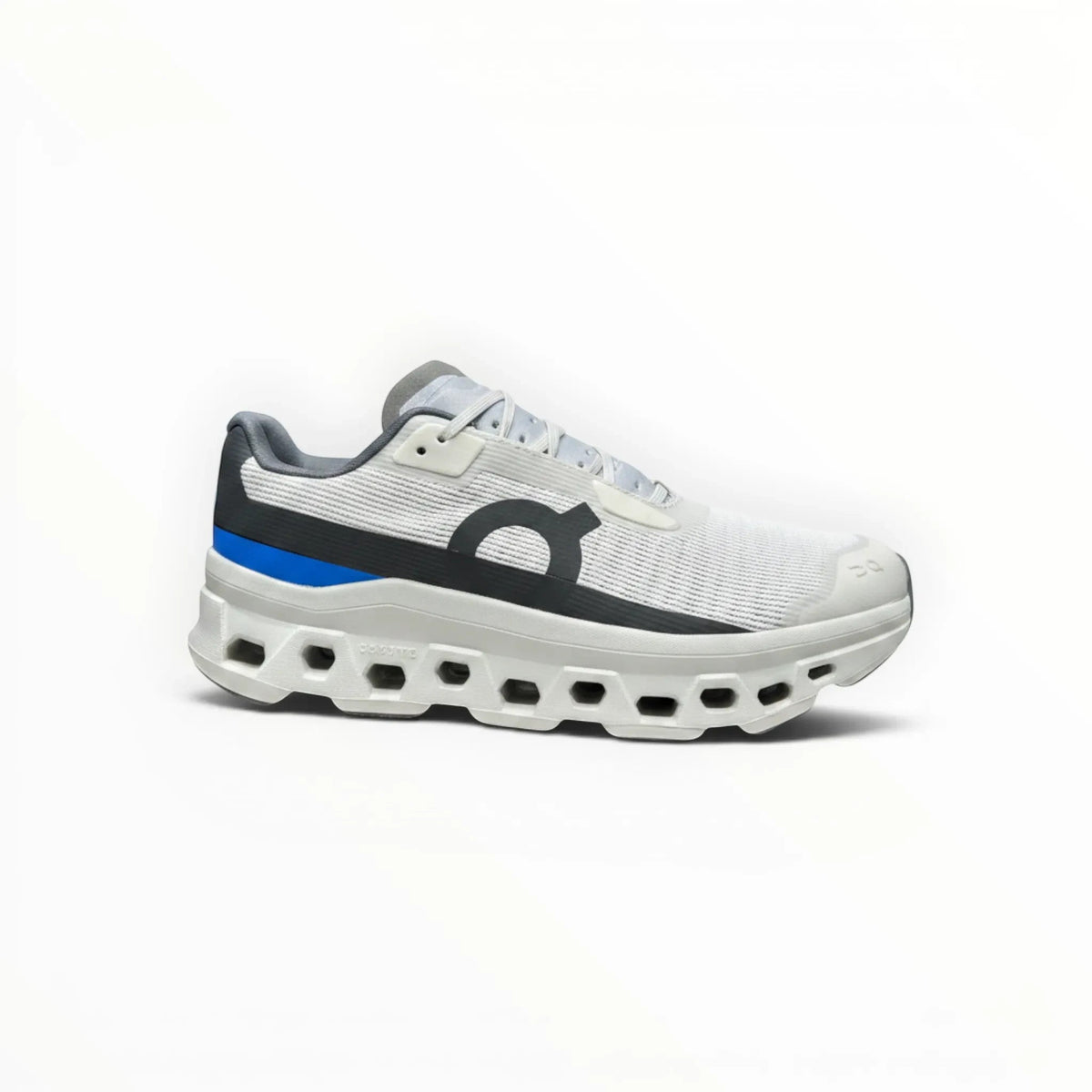 On Cloudmonster Void women's shoe in White/Glacier - product view 6
