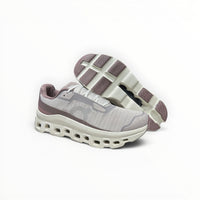 On Cloudmonster Void women's shoe in Fog/Pearl - product view 2