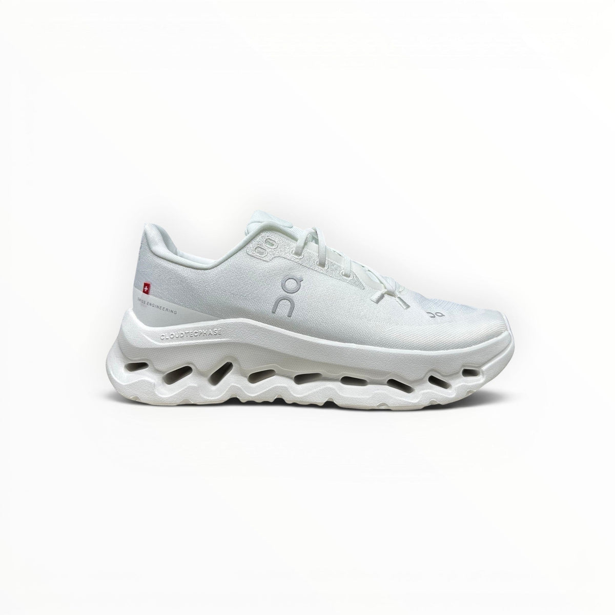 On Cloudtilt women's walking shoes in White, side product view