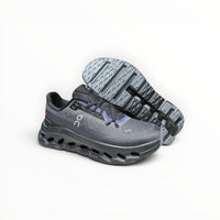 On Cloudtilt women's walking shoes in Black/Blue, product view 2