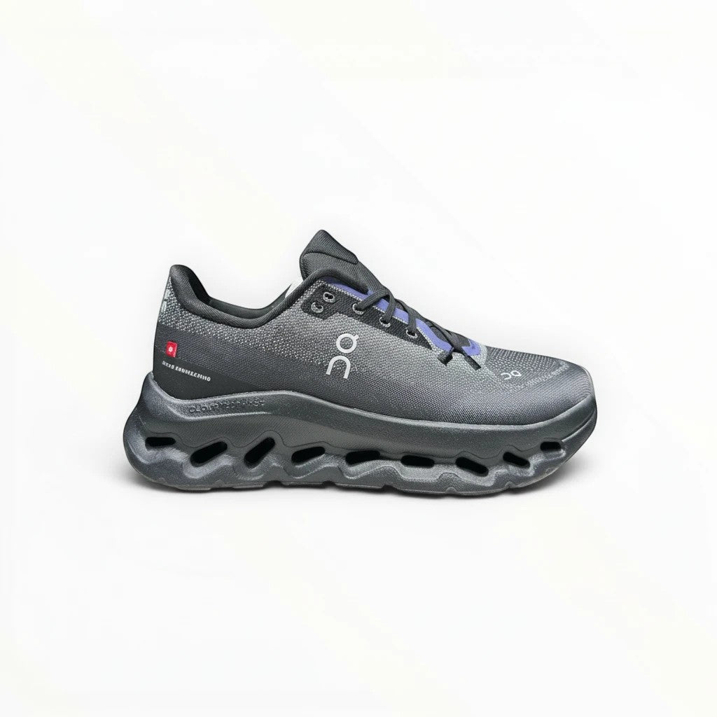 On Cloudtilt women's walking shoes in Black/Blue, product view 4