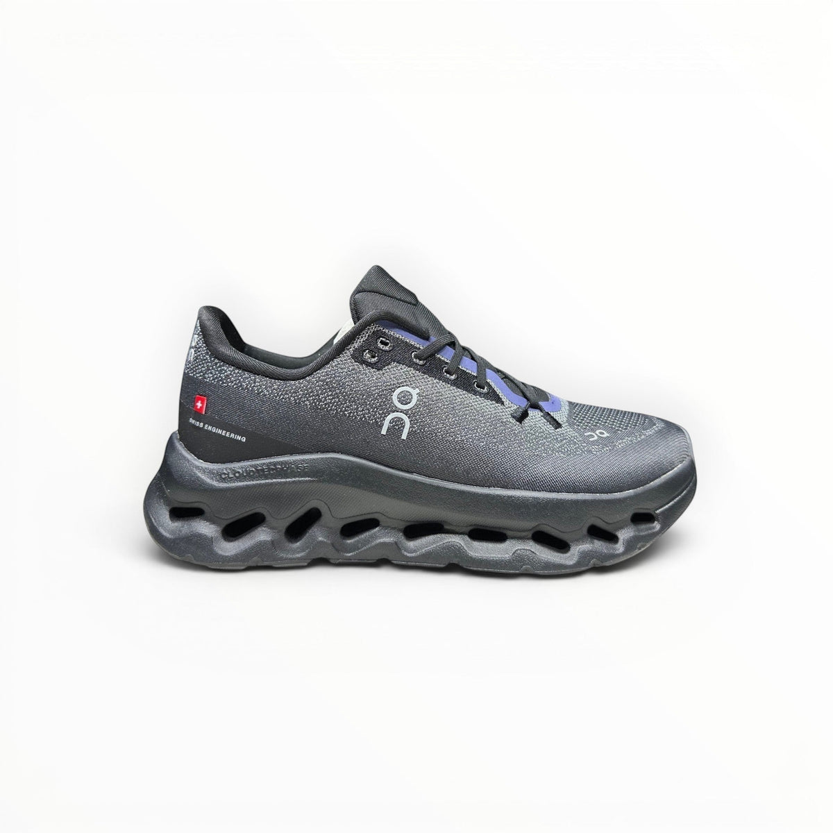 On Cloudtilt women's walking shoes in Black/Blue, product view 6