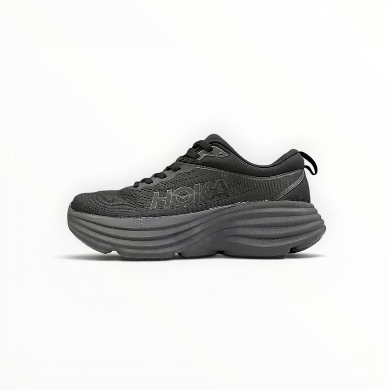 Hoka Bondi 8 women's shoe in Black/Black – product view 1