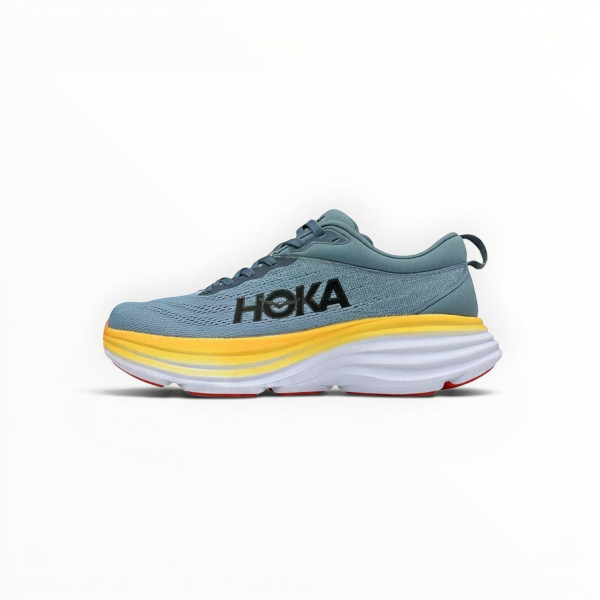 Hoka Bondi 8 women's shoe in Goblin Blue/Mountain Spring – product view 6